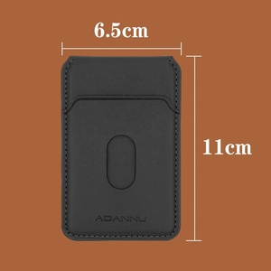 Estuche magnético de cuero PU para tarjetas de crédito con tarjetero magnético Tarjeta de identificación para Iphone14/13 - Product Image 3