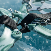 Crampons en acier pour l'alpinisme, équipement de traction pour la randonnée hivernale