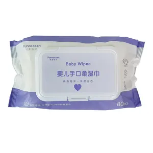 Китайский поставщик, производство, OEM, индивидуальный логотип, высокое качество, дешевые мягкие детские салфетки для младенцев оптом