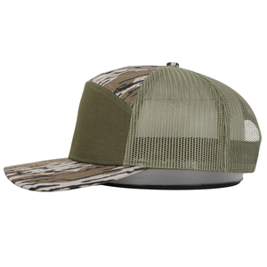 Canada Maple Leaf Camo Trucker Hat, 6-Panel Mesh Back Snapback <b>Cap</b>, Breathable <b>Waterproof</b> Woven Patch Outdoor Sun Hat Unisex - Product Image 5