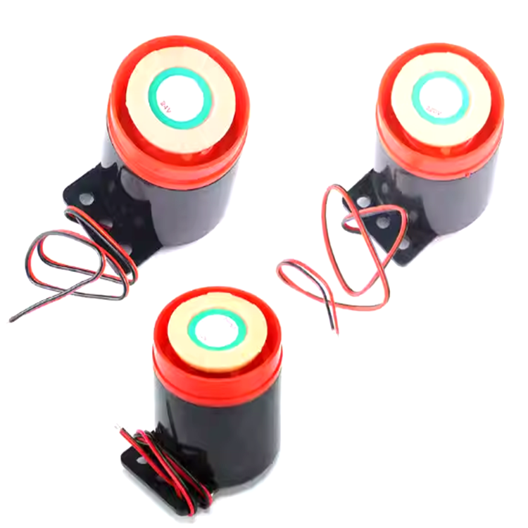 Set 3 Buzzer D'allarme 220V Con LED Rosso Luminoso – Segnale Acustico E Visivo Per Quadri Elettrici