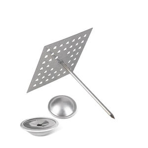 Pins d'isolation en acier doux perforés sans soudure avec tige lisse, qualité industrielle pour CVC - Product Image 1