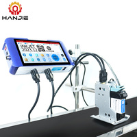 Imprimante jet d'encre automatique continue pour sacs plastiques, imprimante de date d'expiration, imprimante de logo, machine d'impression de bouteilles