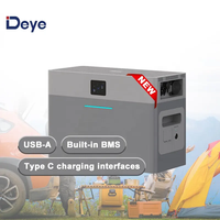 Deye AE-FS2.0-2H2 Batterie LiFePO4 Tout-en-un 2kWh 51.2V 40Ah, Système de Stockage d'Énergie Solaire Autonome pour Balcon