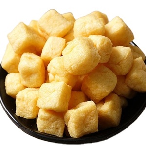 Puffs de tofu surgelés / Tau <span class=keywords><strong>Pok</strong></span> - Puffs de tofu frits, protéines végétales véganes sans OGM pour Hot Pot et Laksa - Product Image 1