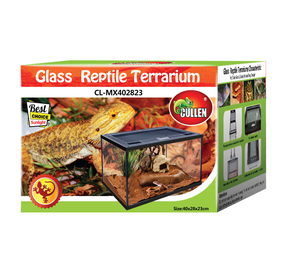 Caja de jaula de terrario de cristal para acuario, 40*28*23cm, casa para Gecko, serpiente, Little <span class=keywords><strong>Testudo</strong></span>, Little Lizard - Product Image 6