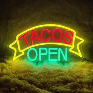 Logo personalizzato al Neon segno di <span class=keywords><strong>Pasta</strong></span> negozio aperto pubblicità acrilico ha portato la luce al Neon segno Business bar Pizza Open Store <span class=keywords><strong>Light</strong></span> up Sign - Product Image 5