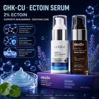 Sérum Visage Anti-Âge Hydratant Réparateur au Peptide de Cuivre GHK-Cu 2% Ectoïne Céramide – Vente en Gros OEM pour Soins de la Peau