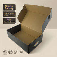 Boîte d'emballage en carton, boîte en papier kraft, boîte cadeau magnétique pliable de luxe personnalisée, boîte pliable en papier pour vêtements et chaussures
