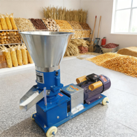 Nouvelle machine à fabriquer des aliments pour poissons, modèle 3/4 kW, 220 V, pelletiseur automatique d'aliments pour l'aquaculture, pour tilapia, crevettes, crabes