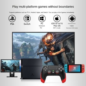 P06 Draadloze <span class=keywords><strong>Joystick</strong></span> Voor Ios Android Pc & Switch Vibratie Motor Stuur Spel Handvat P4 Mobiele Telefoon & Computer Ondersteuning - Product Image 3