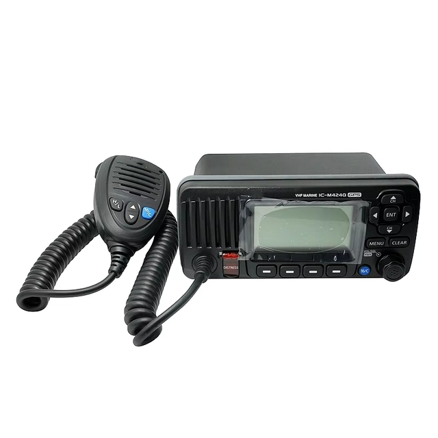 IC-M424G IP67 Waterproof Marine Radio 70 Channels VHF Marine Transceiver with GPS Receiver for ICOM VHF Marine Radio with GPS
