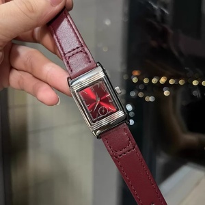 Reloj de Mujer de Lujo Reversible Jaegeer con Esfera Cuadrada, Correa de Cuero y Movimiento de Cuarzo - Product Image 6