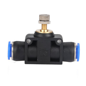 วาล์วควบคุมการไหลแบบนิวแมติก Dde Dade Pneumatics รุ่น Lsa 04 08 06 10 12 พร้อมข้อต่อแบบนิวแมติกสำหรับท่อ - Product Image 1