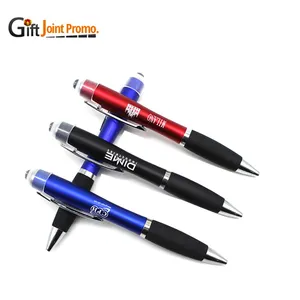 Wholesale Personalised LOGO Led Light Ballpoint Pen Refill Stylus Pen Ballpoint Light up Pen