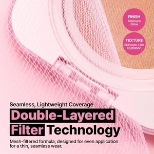 Clio Kill Cover Mesh Glow Essential Cushion Foundation 23N Ginger Copertura Modulabile Idratazione a Lunga Durata Per Tutti i Tipi di Pelle - Product Image 4