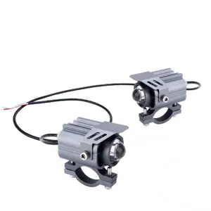Motor Sepeda Motor Lampu LED Cahaya Tambahan 10-80V 30W IP-67 Tahan Air Motor Lampu Depan