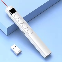 Puntero láser rojo de gato divertido 3,7 V 100M USB RF2.4GHZ Pantalla digital con puntero de pluma láser de batería