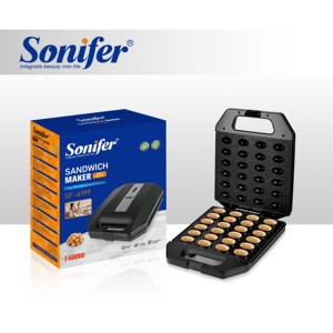Sonifer SF-6199 Hot Sale Home Non-stick <strong>Electric</strong> 24 Holes <strong>Cookie</strong> Nut Plate Waffle Machine <strong>Walnut</strong> <strong>Maker</strong> - Product Image 1