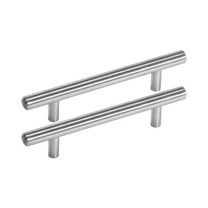 高品质中空201不锈钢64毫米管状手柄抽屉柜门拉手 - Product Image 4