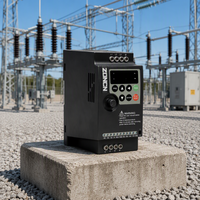 ZONCN NZ100 Inverter VFD Tiga Fasa, 0.75KW 220V-380V 50/60Hz Kontrol VF IP21, Bersertifikasi CE Penggerak Frekuensi Variabel AC