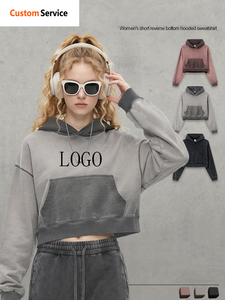 <span class=keywords><strong>Felpe</strong></span> con Cappuccio da <span class=keywords><strong>Donna</strong></span> con Logo <span class=keywords><strong>Vintage</strong></span> Personalizzato ODM/OEM, Leggere e Comode, a Collo a V, Pullover Autunnale a Maniche Lunghe - Product Image 1