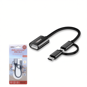 Adaptateur Temco OTG Micro USB vers Type C pour transfert de données sur téléphone mobile - Product Image 1