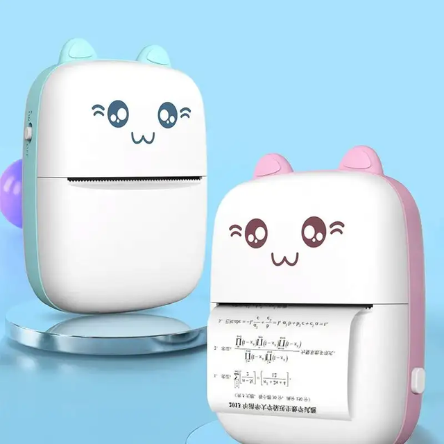 Inkless Photo Picture Printing Portable A6 Thermal Pocket Printer 203dpi Mini Photo Printer With 58mm for Mobile Use