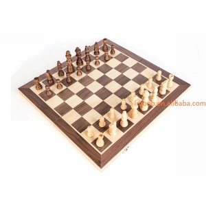 Nhà Máy Giá 29X29Cm Từ Quốc Tế Cờ Vua Trò Chơi Bằng Gỗ Gấp Board Trung Quốc Trò Chơi Khác Phụ Kiện Nam Châm Cờ Vua Đồ Chơi - Product Image 5