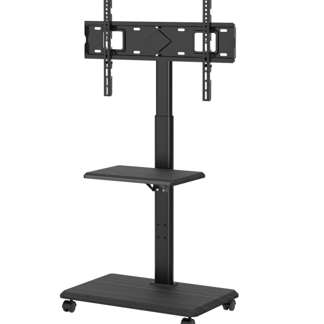 All-In-One Steel Mobile TV Stand for Conference & Teaching Live TV Cart with Vertical Floor TV Stand TV Mounts & Carts
