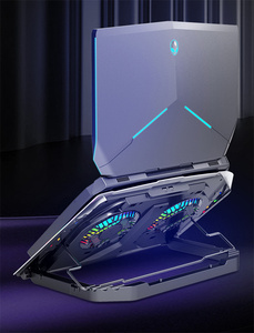 <span class=keywords><strong>Support</strong></span> de refroidissement ergonomique pour <span class=keywords><strong>ordinateur</strong></span> <span class=keywords><strong>portable</strong></span> avec écran LCD, double ventilateurs puissants, RGB, pour gaming, avec <span class=keywords><strong>support</strong></span> de téléphone – Offre Spéciale - Product Image 6