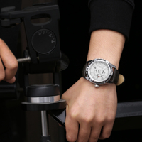 NAVIFORCE 9117 SW lüks hakiki deri kayışlı erkek saatleri su geçirmez kol saatleri reloj büyük kadranlı saatler erkek bilek saat OEM