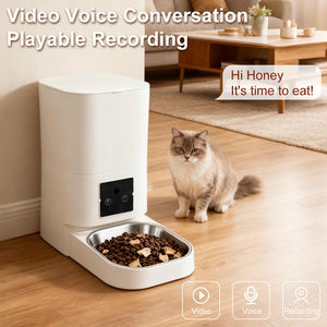 6.5L akıllı evcil hayvan besleyici zamanlı yavaş gıda kamera ile dayanıklı otomatik köpek ve kedi maması dağıtıcı plastik otomatik kedi besleyici - Product Image 4