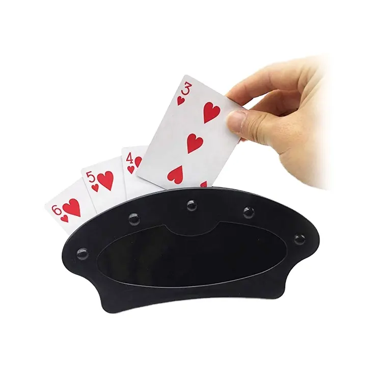Sektor Design Karten halter Stand <span class=keywords><strong>Poker</strong></span> Rack Spielkarten halter Home Game Plastic