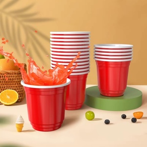 2oz gobelet de fête en plastique jetable extra fort bicolore 60ml coupe de jeu de bière de <span class=keywords><strong>tennis</strong></span> de table verres à liqueur pour la fête - Product Image 6