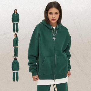 Sweat à capuche de luxe 380 g/m² en molleton bouclette unisexe, style hip-hop, streetwear, personnalisable avec logo, pour hommes - Product Image 4