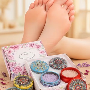Pour la relaxation <span class=keywords><strong>du</strong></span> corps des adultes, bains <span class=keywords><strong>de</strong></span> pieds adaptés, SPA, sels <span class=keywords><strong>de</strong></span> bain luxueux aux cristaux colorés <span class=keywords><strong>de</strong></span> <span class=keywords><strong>l</strong></span>'<span class=keywords><strong>Himalaya</strong></span> avec emballage personnalisé - Product Image 6