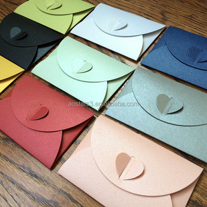 Sobres de papel de arte y revestido de diseñador personalizado Invitaciones decorativas elegantes OEM para saludos - Product Image 2