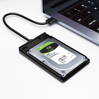 Caja Externa para Disco Duro SATA de 2.5 Pulgadas, USB 3.0, Transferencia de Alta Velocidad, Instalación sin Herramientas, Caja para HDD, Caddy para SSD