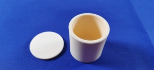 <span class=keywords><strong>Creuset</strong></span> en céramique d'alumine haute pureté 99% avec couvercle, plaques céramiques industrielles, service de découpe personnalisable - Product Image 2