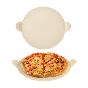 Pierre à pizza en cordiérite <span class=keywords><strong>pour</strong></span> la maison, chauffage rapide et uniforme, <span class=keywords><strong>pour</strong></span> les débutants en pâtisserie, permet de faire des pizzas croustillantes sans échecs - Product Image 1