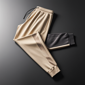 Pantalones deportivos para hombre, pantalones deportivos con cintura elástica, pantalones deportivos con bolsillos laterales, pantalones deportivos GDB0512 HHJ - Product Image 6