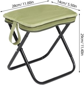 Silla Plegable Portátil para Camping, Pesca y Actividades al Aire Libre, Mini Silla de Camping Plegable - Product Image 3