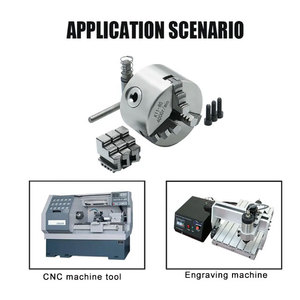 Mandril hidráulico autocentrante de 3 mordazas K11 de 80mm, 100mm, 200mm, 250mm para torno, mandril de mordazas blandas para fresadora - Product Image 2