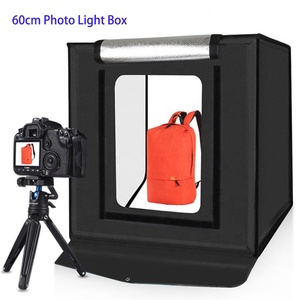 Yiscaxia CE certificat 6 couleurs toile de fond Album Portable photographie 60cm <span class=keywords><strong>Photo</strong></span> Studio <span class=keywords><strong>LED</strong></span> boîte à lumière boîte <span class=keywords><strong>photo</strong></span> pour <span class=keywords><strong>photo</strong></span> de produit - Product Image 1