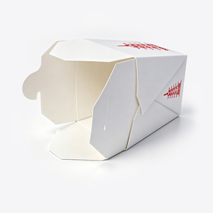 Contenitori Ecologici per Cibo da Asporto Cinese, Scatole di Carta Biodegradabili per Consegne Ristorante - Product Image 2