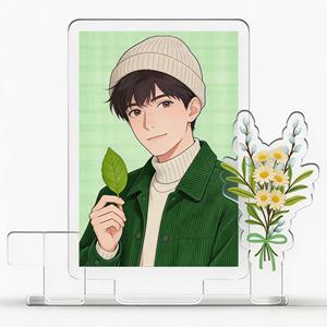 Boce พวงกุญแจอะคริลิคโปร่งใสออกแบบได้ตามต้องการพิมพ์โลโก้การ์ตูนอนิเมะโฮโลแกรมที่มีเสน่ห์ชัดเจน - Product Image 5