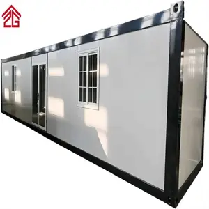 20Ft 40Ft ECO-friendly material tiny house small movable building with Low price Solid Steel structure prefabricated house