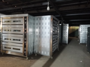 فرن غاز وكهرباء تجاري وصناعي بسعر منخفض من المصنع الأصلي، فرن خبز للخبز والكيك بأربع طبقات و16 صينية، ماكينة مخبز تجارية - Product Image 3