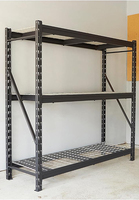 Étagère industrielle en acier à 4 niveaux, 77'' L x 24'' P x 72'' H, capacité de charge de 8000 livres, pour garage